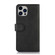 iPhone 15 Pro Cow Texture Leather Phone Case - Black