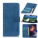 iPhone 15 Pro KHAZNEH Retro Texture Leather Phone Case - Blue