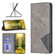 iPhone 15 Pro Rhombus Texture Magnetic Leather Phone Case - Grey