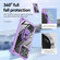iPhone 15 Pro TPU + PC Lens Protection Phone Case with Ring Holder - Purple