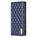 iPhone 15 Pro Diamond Lattice Magnetic Leather Flip Phone Case - Blue