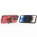 iPhone 15 Pro Shockproof PC + TPU Holder Phone Case - Red