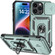 iPhone 15 Pro Sliding Camshield Holder Phone Case - Dark Green