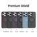 iPhone 15 Pro Brilliant Series MagSafe Micro-frosted Anti-fingerprint PC Phone Case - Blue