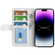 iPhone 15 Pro R64 Texture Horizontal Flip Leather Phone Case - White