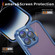 iPhone 15 Pro PC + TPU Phone Case with Lens Film - Blue