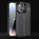 iPhone 15 Pro Litchi Texture Shockproof TPU Phone Case - Black