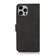 iPhone 15 Pro KHAZNEH Matte Texture Leather Phone Case - Black