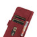 iPhone 15 Pro KHAZNEH Matte Texture Leather Phone Case - Red