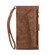 iPhone 15 Pro ESEBLE Retro Frosted RFID Flip Leather Phone Case - Brown