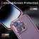 iPhone 15 Pro PC + TPU Phone Case with Lens Film - Light Purple