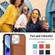iPhone 15 Pro Shockproof Leather Phone Case with Card Holder - Brown