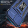 iPhone 15 Pro Armor PC + TPU Camera Shield Phone Case - Navy Blue