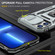iPhone 15 Pro Armor PC + TPU Camera Shield Phone Case - Grey