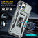 iPhone 15 Pro Armor PC + TPU Camera Shield Phone Case - Grey