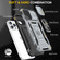iPhone 15 Pro Armor PC + TPU Camera Shield Phone Case - Grey