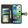 iPhone 15 Pro Retro Solid Color Buckle Leather Phone Case - Black