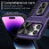 iPhone 15 Pro Camshield Robot TPU Hybrid PC Phone Case - Purple