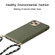 iPhone 15 Pro Wheat Straw Material + TPU Phone Case with Lanyard - Army Green