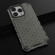 iPhone 15 Pro Lanyard Honeycomb Phone Case - Black