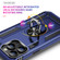 iPhone 15 Pro Shockproof TPU + PC Phone Case with Holder - Blue
