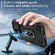 iPhone 15 Pro Camshield Robot TPU Hybrid PC Phone Case - Black