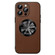 iPhone 15 Pro SULADA Microfiber Leather MagSafe Magnetic Phone Case - Brown