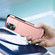 iPhone 15 Pro Shockproof Armor Phone Case with Slide Card Slot - Grey