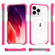 iPhone 15 Pro Magsafe Magnetic Acrylic Shockproof Phone Case - Pink