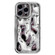 iPhone 15 Pro Electroplating Meteorite Texture TPU Phone Case - Silver