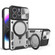 iPhone 15 Pro CD Texture Sliding Camshield Magnetic Holder Phone Case - Silver