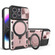 iPhone 15 Pro CD Texture Sliding Camshield Magnetic Holder Phone Case - Pink