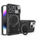 iPhone 15 Pro CD Texture Sliding Camshield Magnetic Holder Phone Case - Black