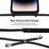 iPhone 15 Pro Crossbody Lanyard Liquid Silicone Case - Black