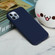 iPhone 15 Pro Solid Color Silicone Phone Case - Midnight Blue