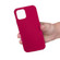 iPhone 15 Pro Solid Color Silicone Phone Case - Rose Red