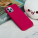 iPhone 15 Pro Solid Color Silicone Phone Case - Rose Red