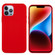iPhone 15 Pro Solid Color Silicone Phone Case - Red