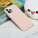 iPhone 15 Pro Solid Color Silicone Phone Case - Sand Pink