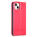 iPhone 15 AZNS Magnetic Calf Texture Leather Phone Case - Red