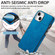 iPhone 15 Skin-Feel Electroplating TPU Shockproof Phone Case - Blue