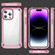 iPhone 15 Skin Feel TPU + PC Phone Case - Transparent Pink
