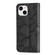 iPhone 15 Life Tree Embossing Pattern Leather Phone Case - Black