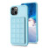 iPhone 15 Grid Card Slot Holder Phone Case - Blue