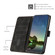 iPhone 15 Dream Triangle Leather Phone Case with Lanyard - Black