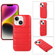 iPhone 15 Down Jacket Airbag Shockproof Phone Case - Red