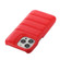 iPhone 15 Down Jacket Airbag Shockproof Phone Case - Red