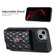 iPhone 15 Horizontal Wallet Rhombic Leather Phone Case - Black