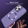 iPhone 15 Skin Feel CD Texture MagSafe Lens Holder Phone Case - Dark Purple