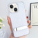 iPhone 15 Linear Shape Holder Phone Case - Silver